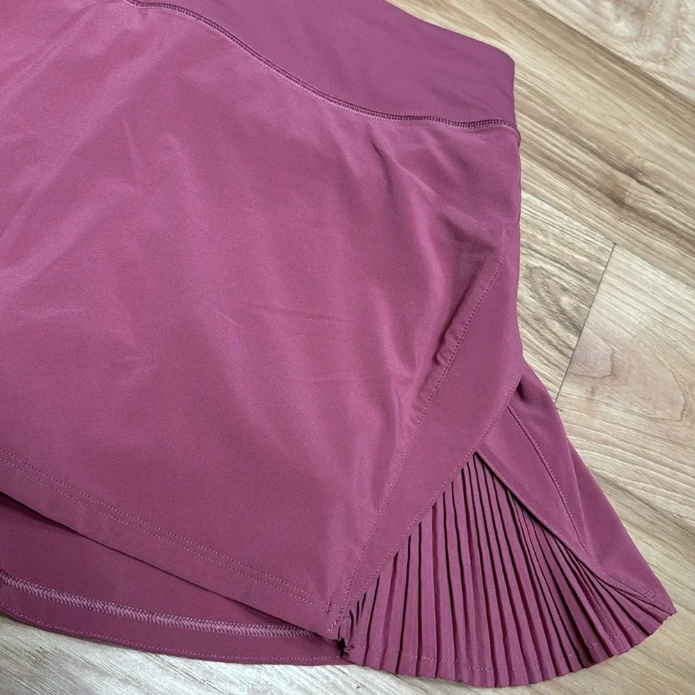 NWOT lululemon play off the pleats skirt skort Brier Rose 6 - Picture 2 of 6